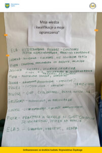 Zdjęcie z fotorelacji do projektu Trening Aktywności Zawodowej