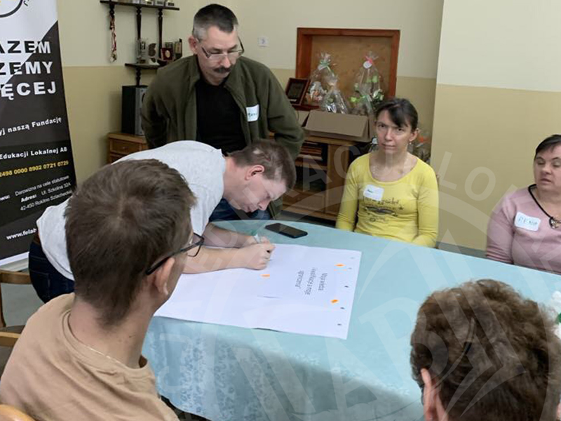 Baner projektu "Rehabilitacja społeczna"